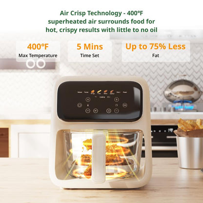 4.2QT Glass Air Fryer