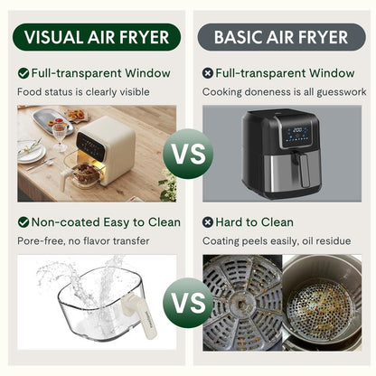 4.2QT Glass Air Fryer